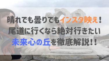 晴れでも曇りでも映える場所 「未来心の丘」に行こう！