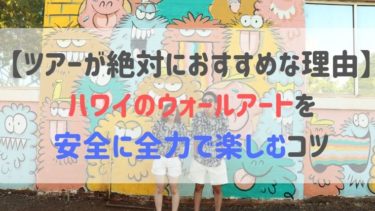 【ツアーが絶対におすすめな理由】ハワイのウォールアートを安全に全力で楽しむ