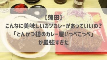 【蒲田】こんなに美味しいカツカレーがあっていいの？「とんかつ檍のカレー屋いっぺこっぺ」が最強すぎた