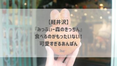 【軽井沢】『みっふぃー森のきっちん』食べるのがもったいない♡可愛すぎるあんぱん